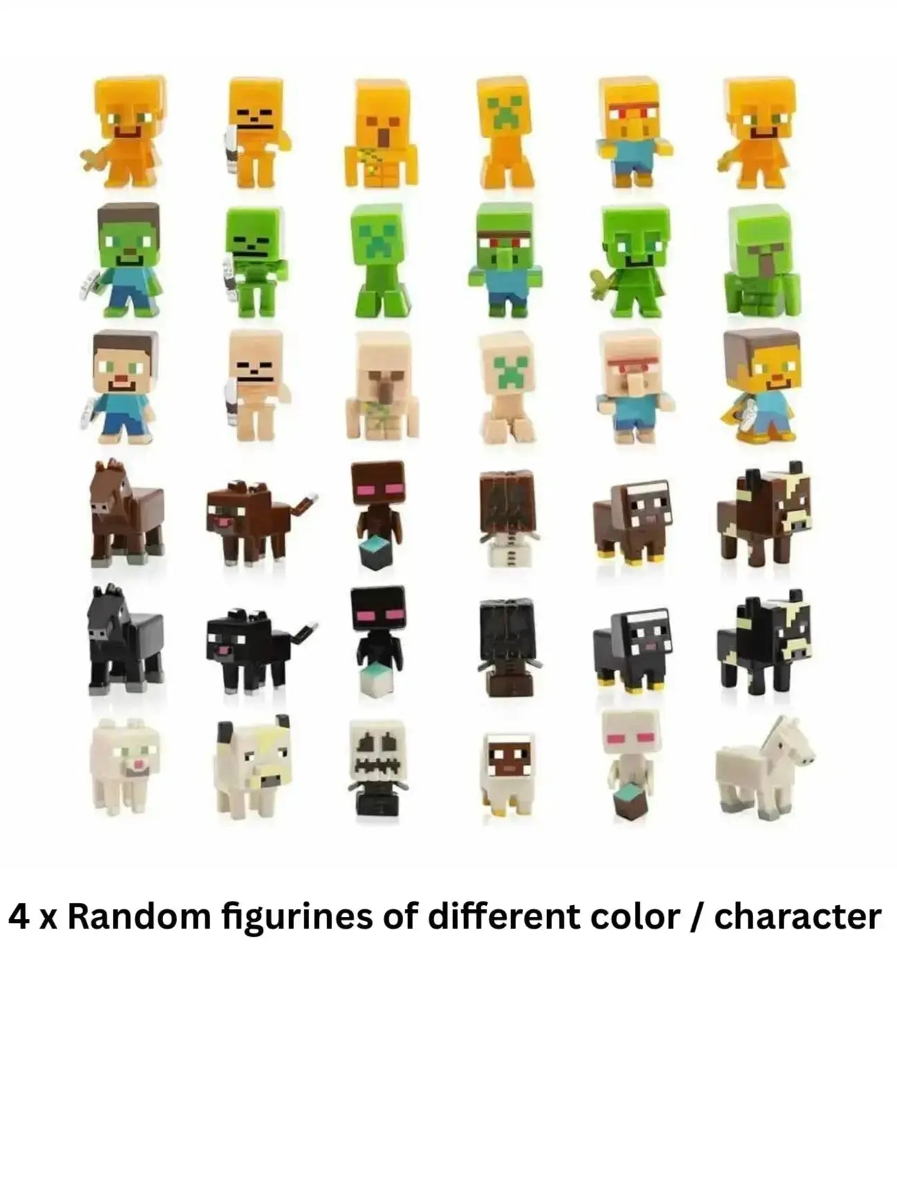 Minecraft figurines