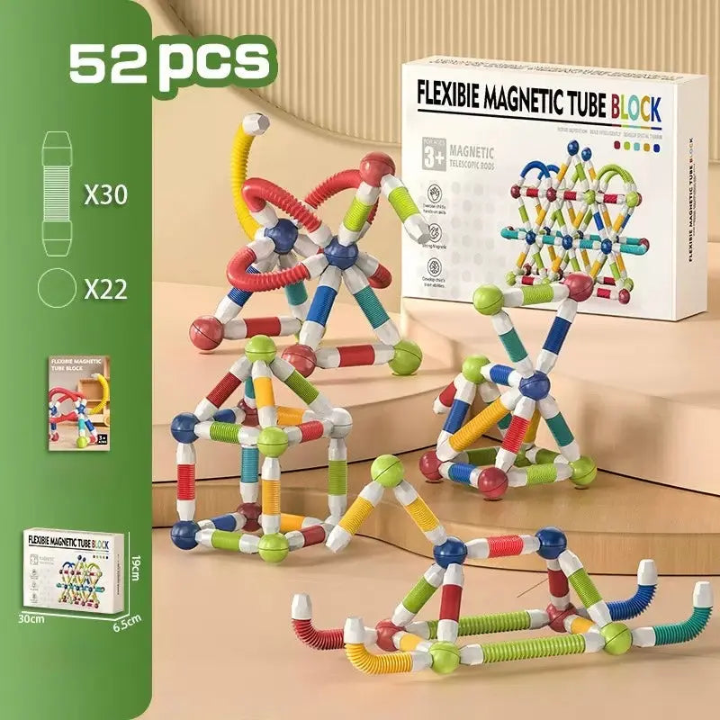 Flexible Magnetic Tube - 52pcs