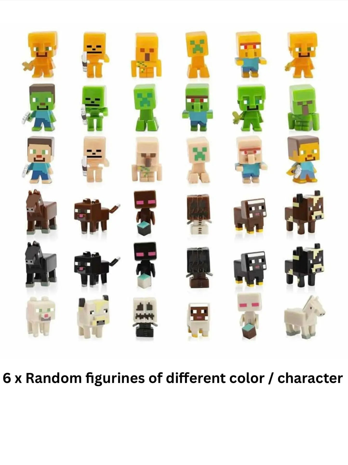 Minecraft figurines