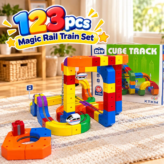 Magic Rail Train Set - 123pcs