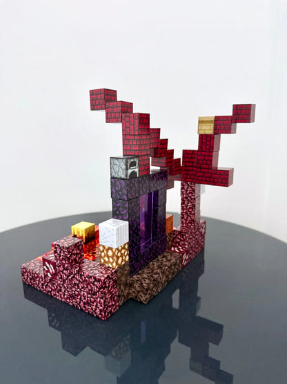 Magnetic blocks recreate Explore the Netherworld Set 