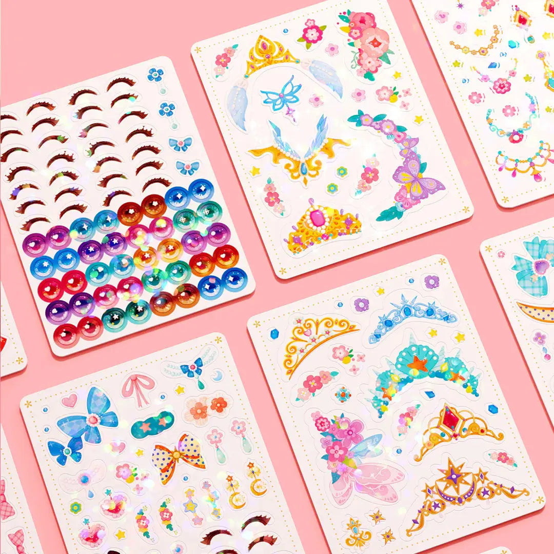 Mideer 3-in-1 dress up set sticker accessories